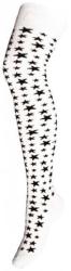 Overknee Socken Schwarze Sterne