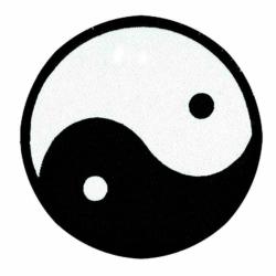 Patch Yin Yang Aufnäher