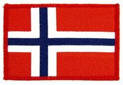 Patch Flag Norway Aufnäher