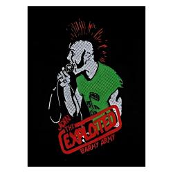 The Exploited Barmy Army Patch mit Punk-Motiv