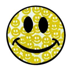 Patch Ultimate Smiley Aufnäher
