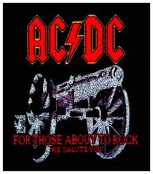 Patch AC/DC For Those About To Rock Aufnäher