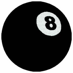 Patch 8 Ball Aufnäher