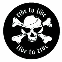 Aufnäher Ride To Live, Live To Ride Patch
