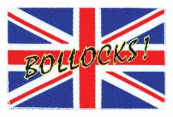 Aufnäher Union Jack Bollocks! Patch