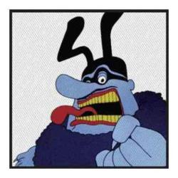 The Beatles Blue Meanie Patch