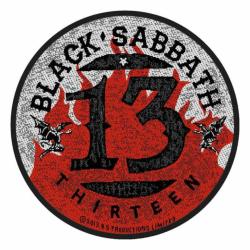 Aufnäher Black Sabbath 13 Flames Circular Patch