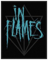 Aufnäher Patch In Flames Scratched Logo Patch