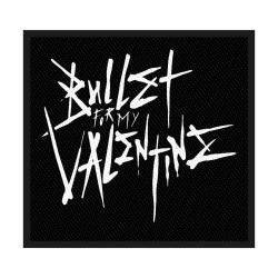Bullet For My Valentine Logo Patch schwarz-weiß