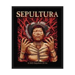 Sepultura Roots Patch mit Bandlogo und Artwork