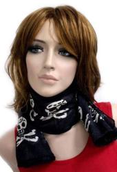 Gothic Halstuch Totenkopf Pirat