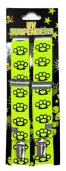 Hosenträger Neon Gelb Mit Schlagringen