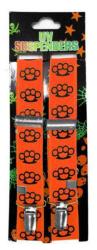 Hosenträger Neon Orange Mit Schlagringen