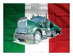 Italien Mit Truck Posterfahne