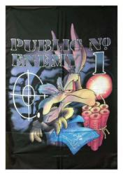 Wile E. Coyote Public Enemy Posterfahne