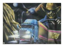 Trucker Rolling Thunder Posterfahne