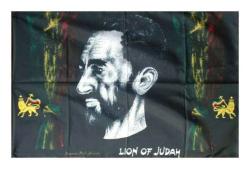 Kaiser Haile Selassie  Posterfahne