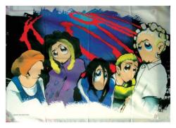 Korn Band Foto Posterfahne