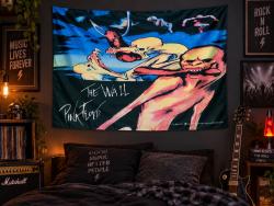 Pink Floyd The Wall poster flag with iconic album-era artwork