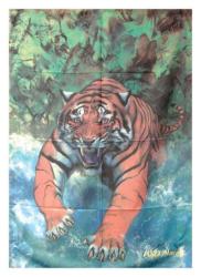 Tiger Posterfahne