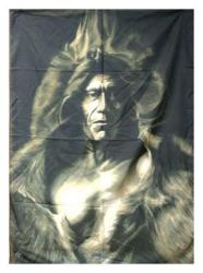 Vintage Native American Posterfahne