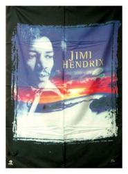 Jimi Hendrix Vintage Posterfahne
