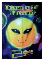 Millennium Aliens 2000 Posterfahne