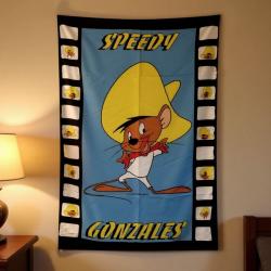 Speedy Gonzales Looney Tunes Posterfahne mit Filmstreifen-Design