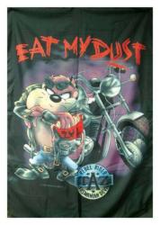 Looney Tunes Taz Eat My Dust Posterfahne