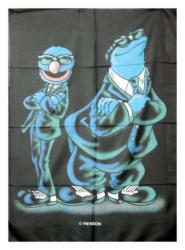 Sesamstraße Grobi & Krümelmonster Posterfahne