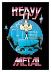 Heavy Metal Wile E. Coyote Looney Tunes Posterfahne