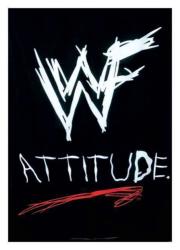 World Wrestling Federation WWF Attitude Posterfahne