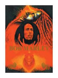 Bob Marley Posterfahne