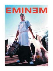 Eminem Garbage Man Posterfahne