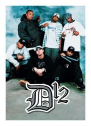D12 Eminem Fight Music Band Foto Posterfahne