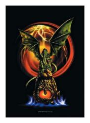 Dragon Guardian Of Paradise Posterfahne